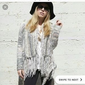 Free People fringe sweater